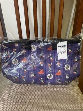Harveys Disney Halloween vertical medium streamline tote in Purple and Black